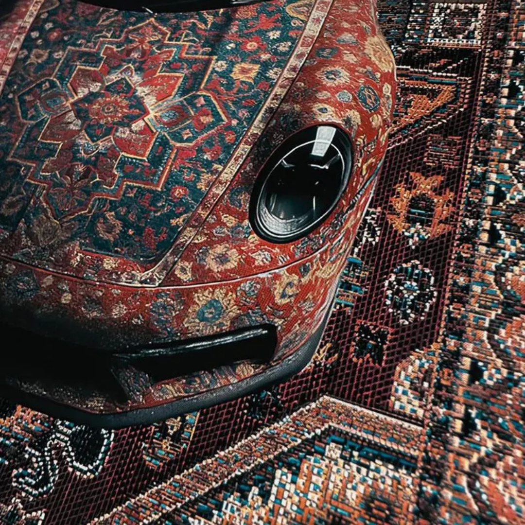 Alfombra Absorbente Vintage Motor